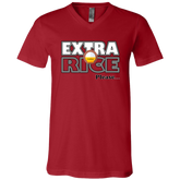 Extra Rice Please Unisex Jersey V-Neck T-Shirt